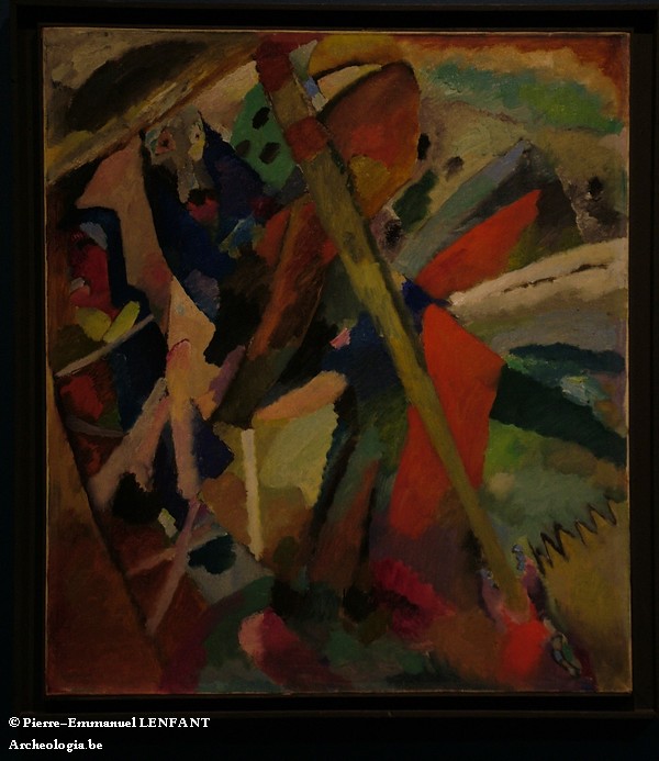 Saint-Georges terrassant le dragon - "Kandinsky & Russia" aux Mus&eacute;es royaux des Beaux-Arts de Belgique