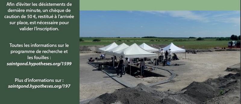 France - Fouilles de l&rsquo;habitat du N&eacute;olithique r&eacute;cent de Val-des-Marais &laquo; Le Pr&eacute; &agrave; Vaches &raquo; (Marne, Champagne-Ardenne) du 21 juillet au 22 ao&ucirc;t 2025