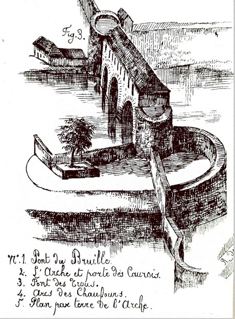 Extrait de BOZI&Egrave;RE, Tournai ancien et moderne, d&eacute;tail de la planche XII