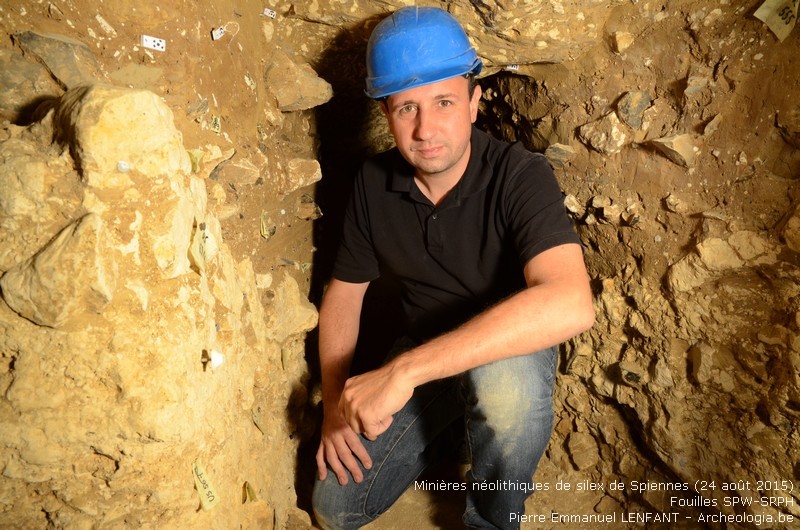 Pierre-Emmanuel Lenfant - Auteur du réseau Archeologia.be - Minières néolithiques de silex de Spiennes (Mons, Belgique) | Patrimoine UNESCO